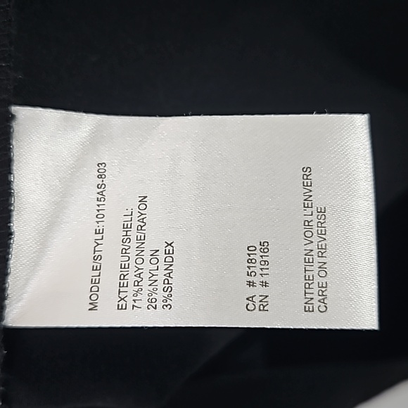 Tribal Women's Black Pencil Skirt Size 10 - Picture 6 of 9